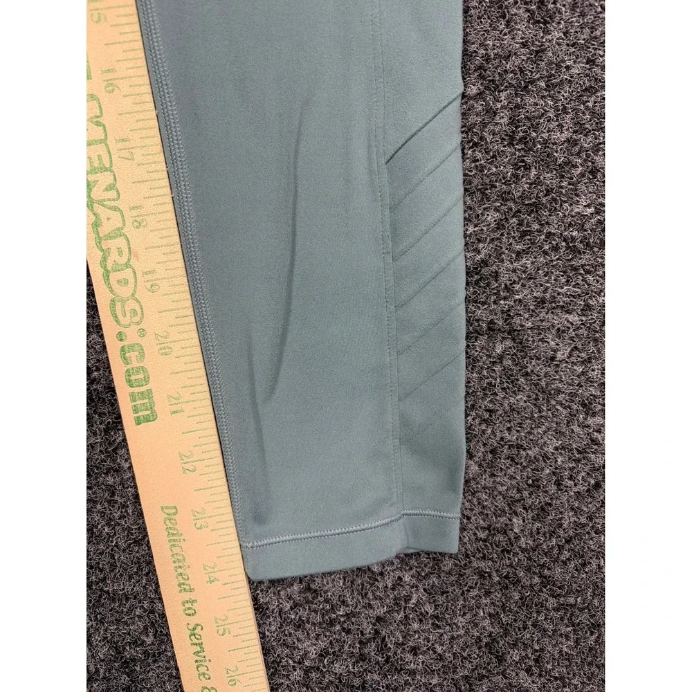 Athleta Girl Leggings XL 14 Green Moto-Vation 2.0 Tight Pockets Activewear Moto